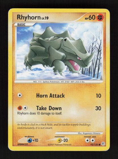 Rhyhorn 95/130 - Common - Diamond and Pearl