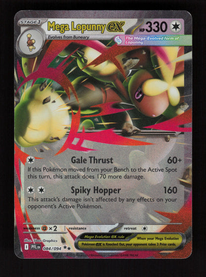 Mega Lopunny ex - 084/094 - Double Rare - ME02: Phantasmal Flames