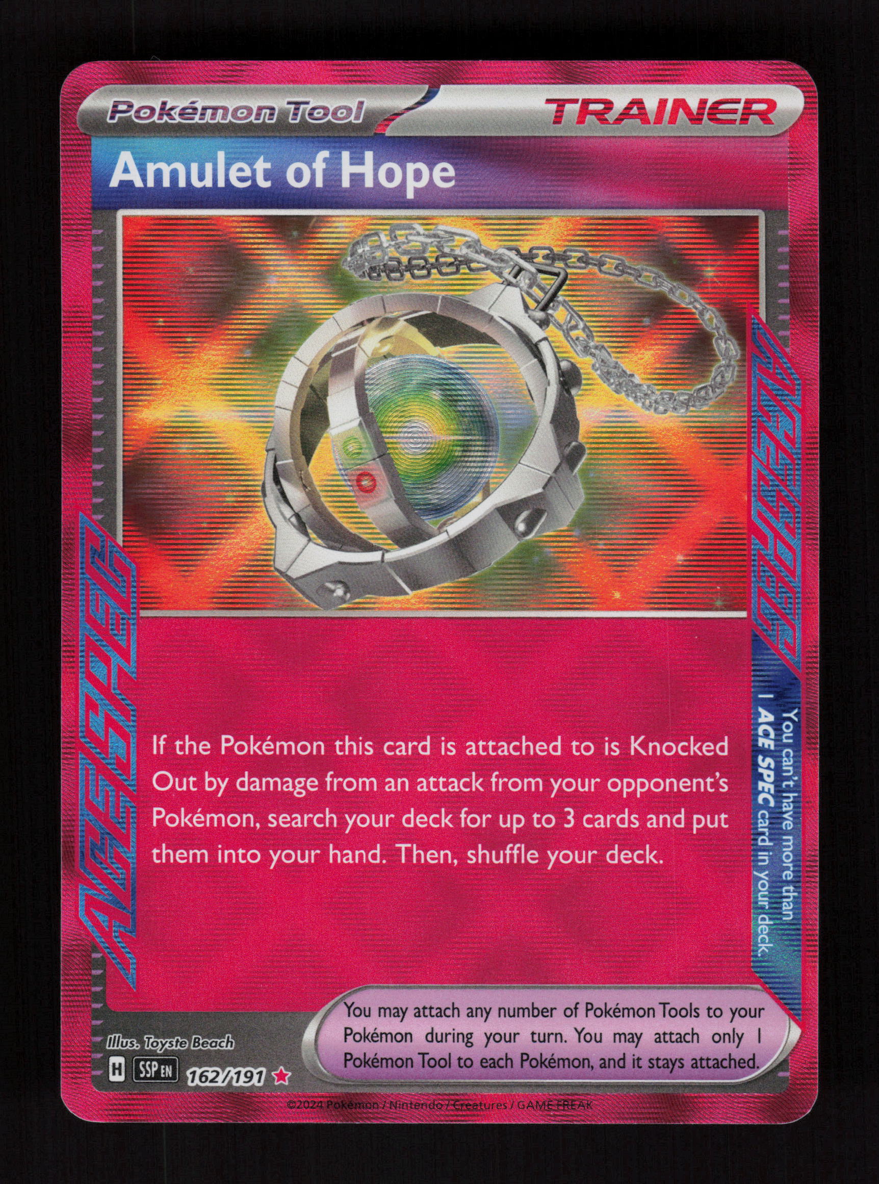 Amulet of Hope 162/191 - ACE SPEC Rare - Surging Sparks