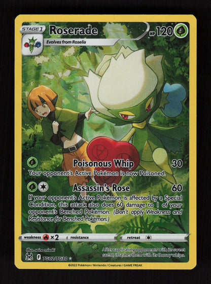 Roserade TG02/TG30 - Ultra Rare - SWSH11: Lost Origin Trainer Gallery 