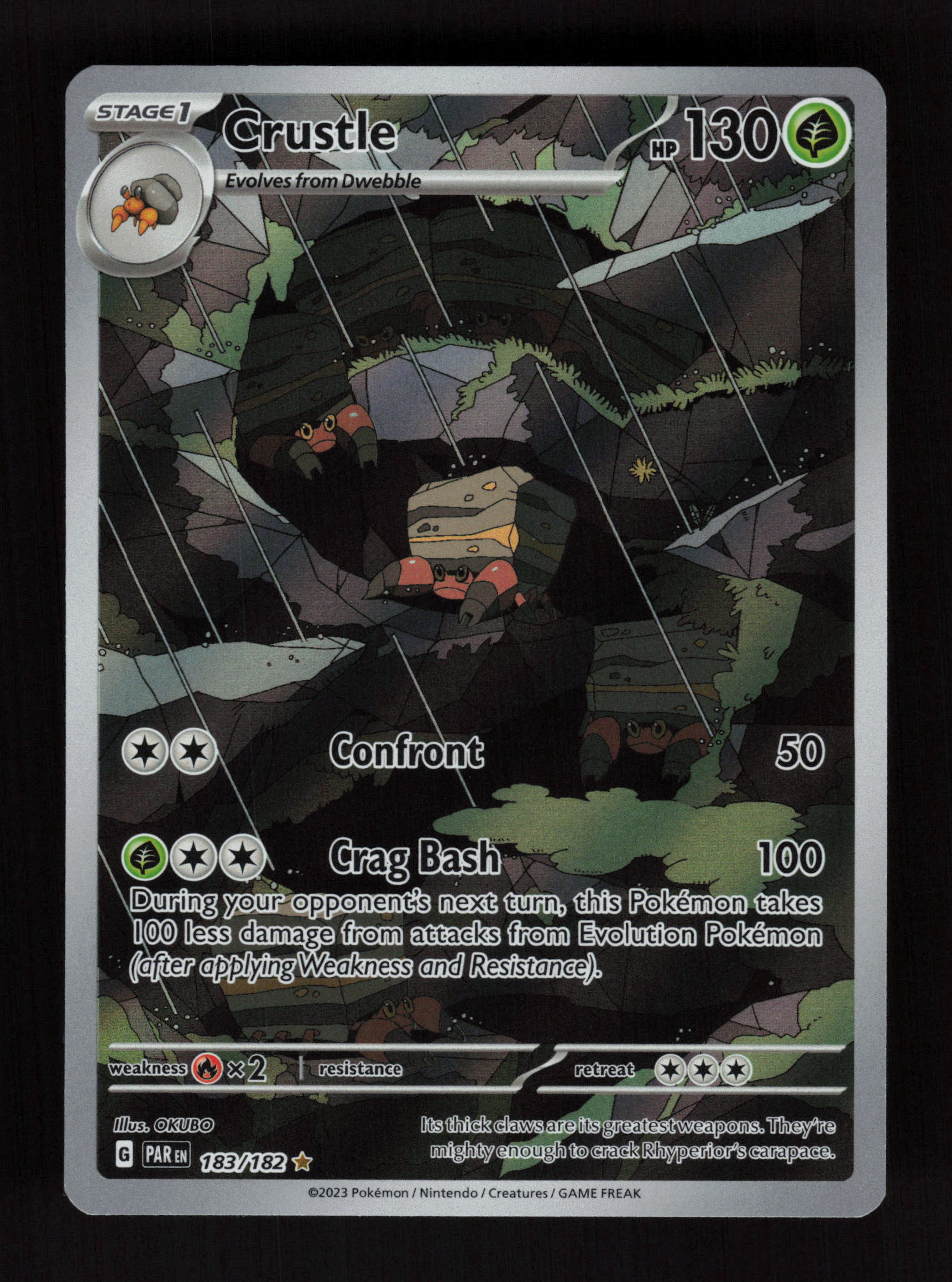 Crustle 183/182 - Illustration Rare - SV04: Paradox Rift