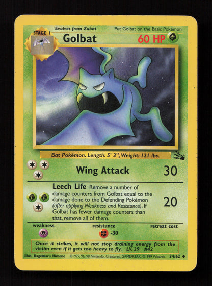 Golbat 34/62 - Uncommon - Fossil