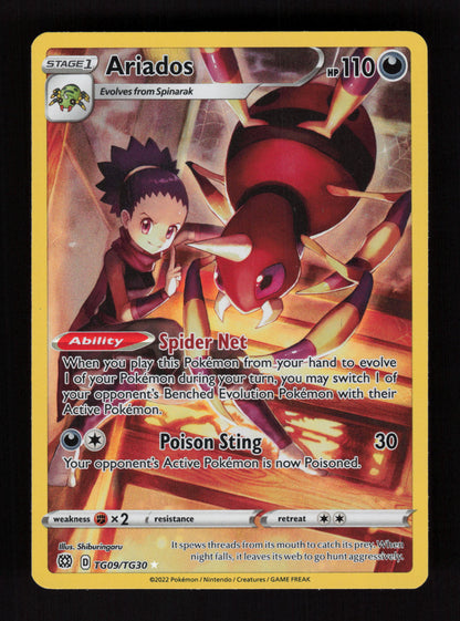 Ariados TG09/TG30 - Ultra Rare - SWSH09: Brilliant Stars Trainer Gallery 
