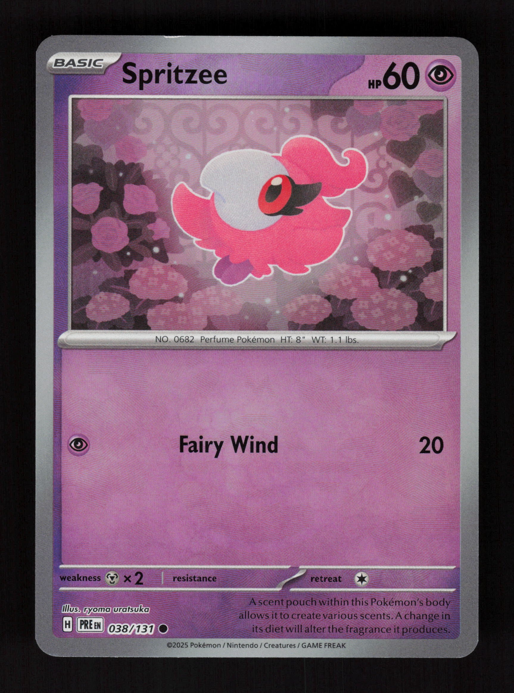 Spritzee (Master Ball Pattern) 038/131 - Common - Prismatic Evolutions