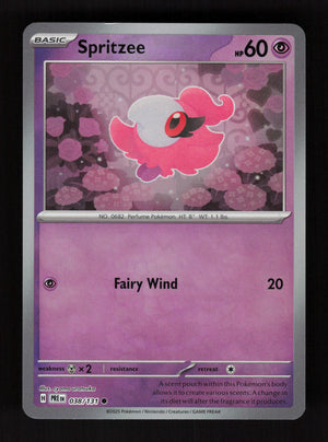 Spritzee (Master Ball Pattern) 038/131 - Common - Prismatic Evolutions