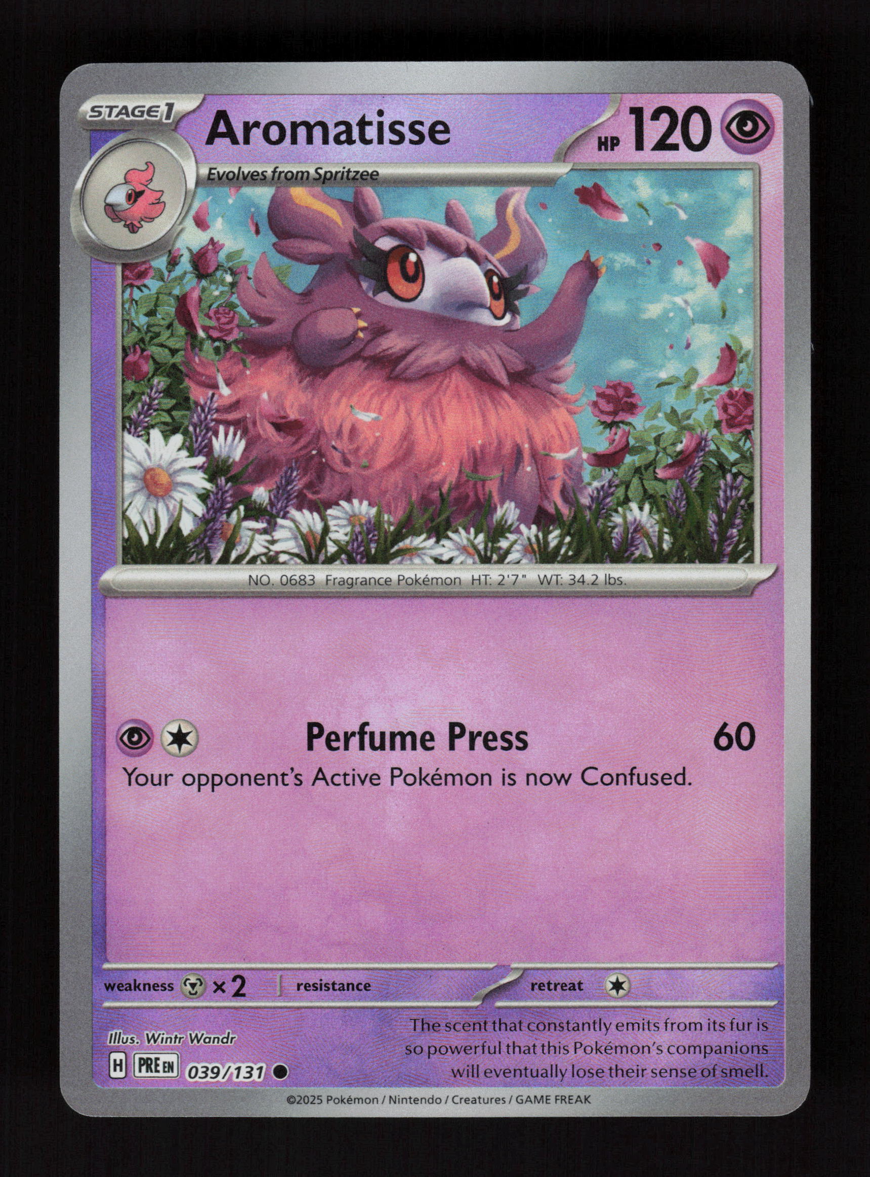 Aromatisse (Master Ball Pattern) 039/131 - Common - Prismatic Evolutions
