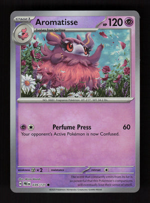 Aromatisse (Master Ball Pattern) 039/131 - Common - Prismatic Evolutions