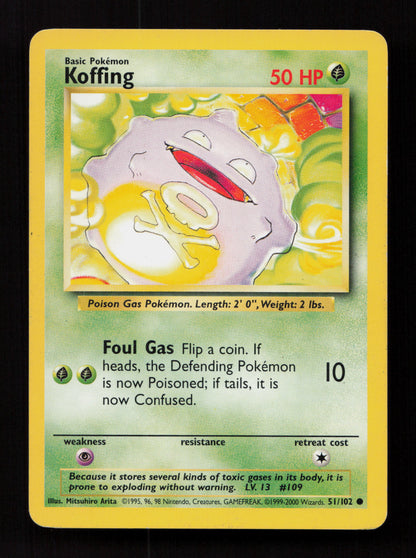 Koffing 051/102 - Common - Base Set