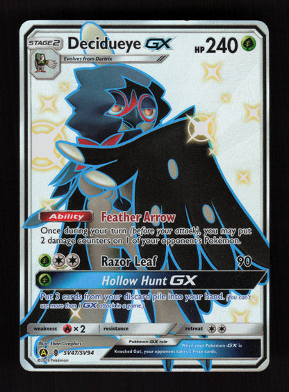 Decidueye GX SV47/SV94 - Shiny Holo Rare - Hidden Fates: Shiny Vault