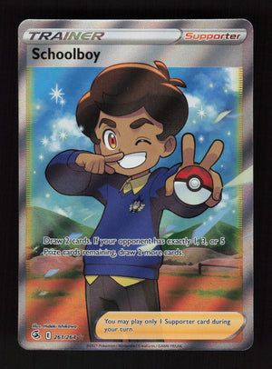 Schoolboy 261/264 - Ultra Rare - SWSH08: Fusion Strike
