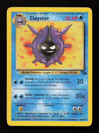 Cloyster 32/62 - Uncommon - Fossil