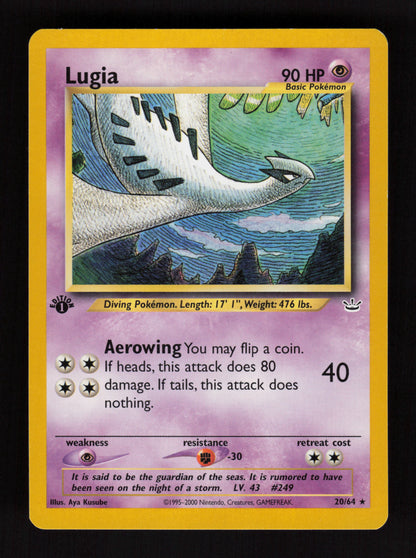 Lugia Rare Neo Revelation 20/64 NM