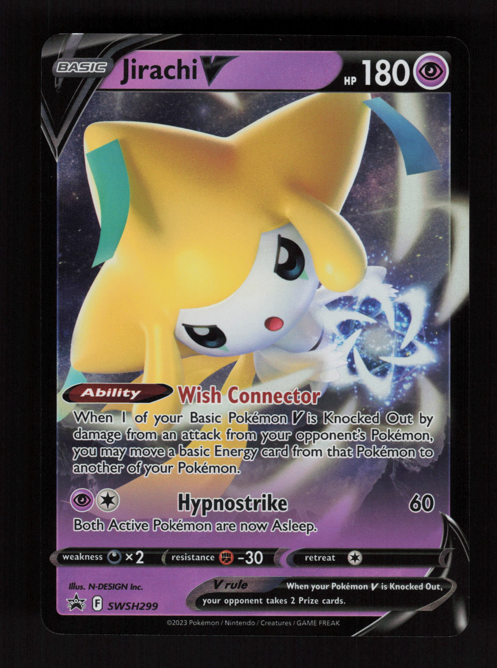 Jirachi V - 299 SWSH299 - Promo - SWSH: Sword & Shield Promo Cards 