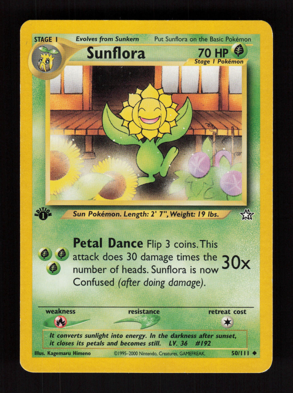 Sunflora 050/111 - Uncommon - Neo Genesis