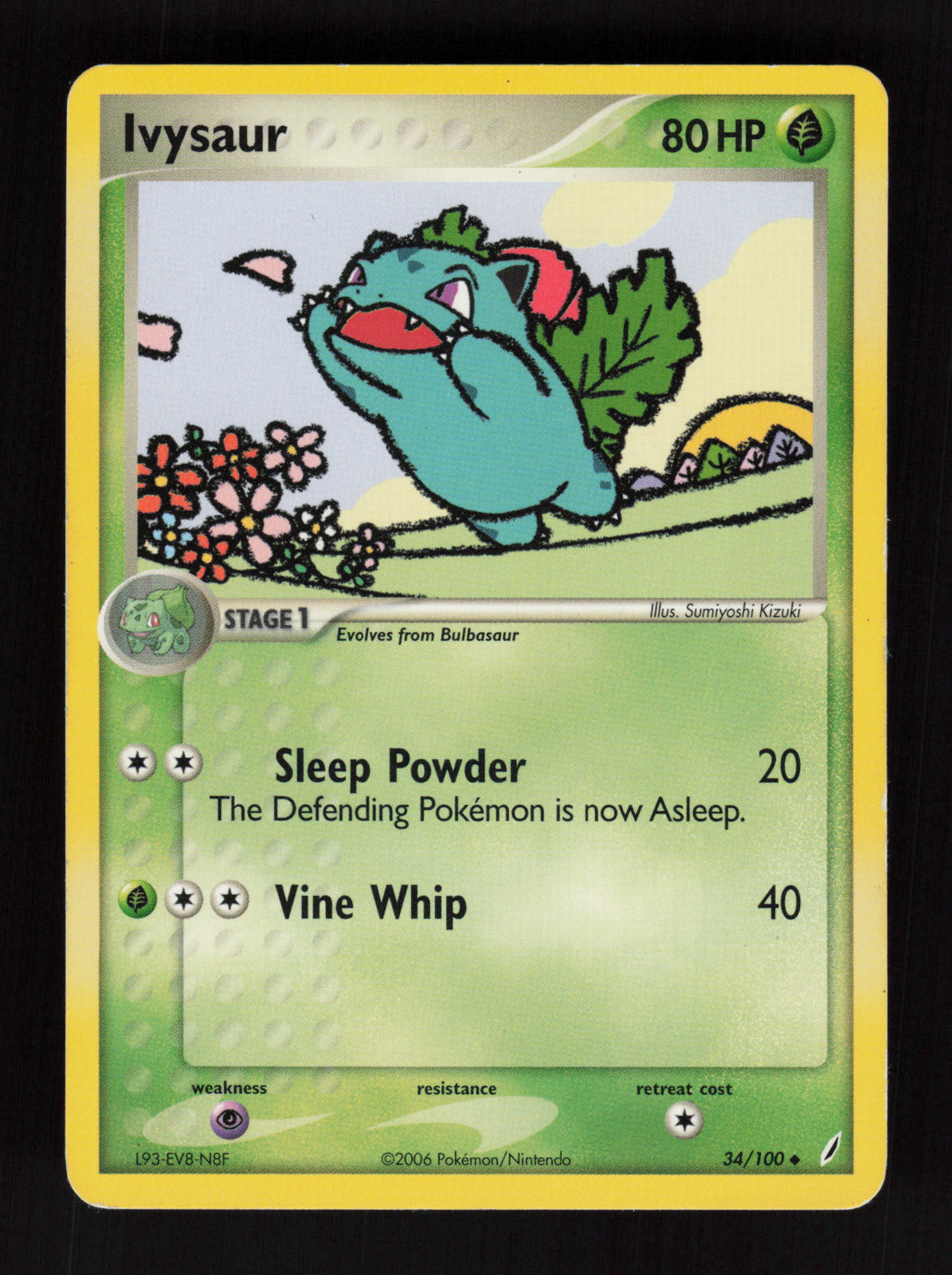Ivysaur 34/100 - Uncommon - Crystal Guardians
