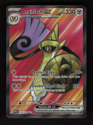 Aegislash ex 230/182 - Ultra Rare - SV04: Paradox Rift 