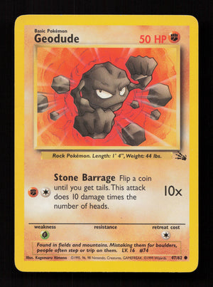 Geodude 47/62 - Common - Fossil