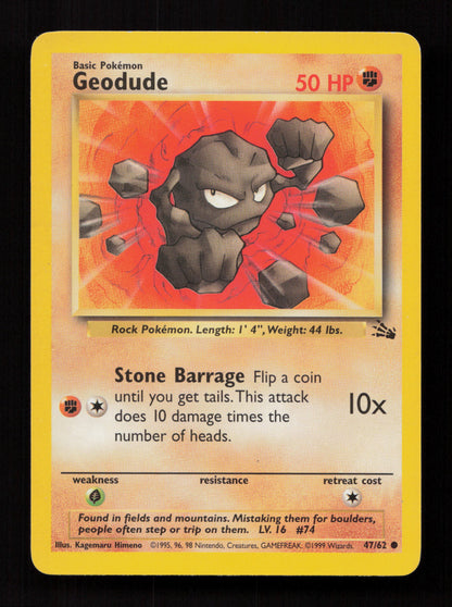 Geodude 47/62 - Common - Fossil