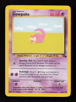 Slowpoke 55/62 - Common - Fossil