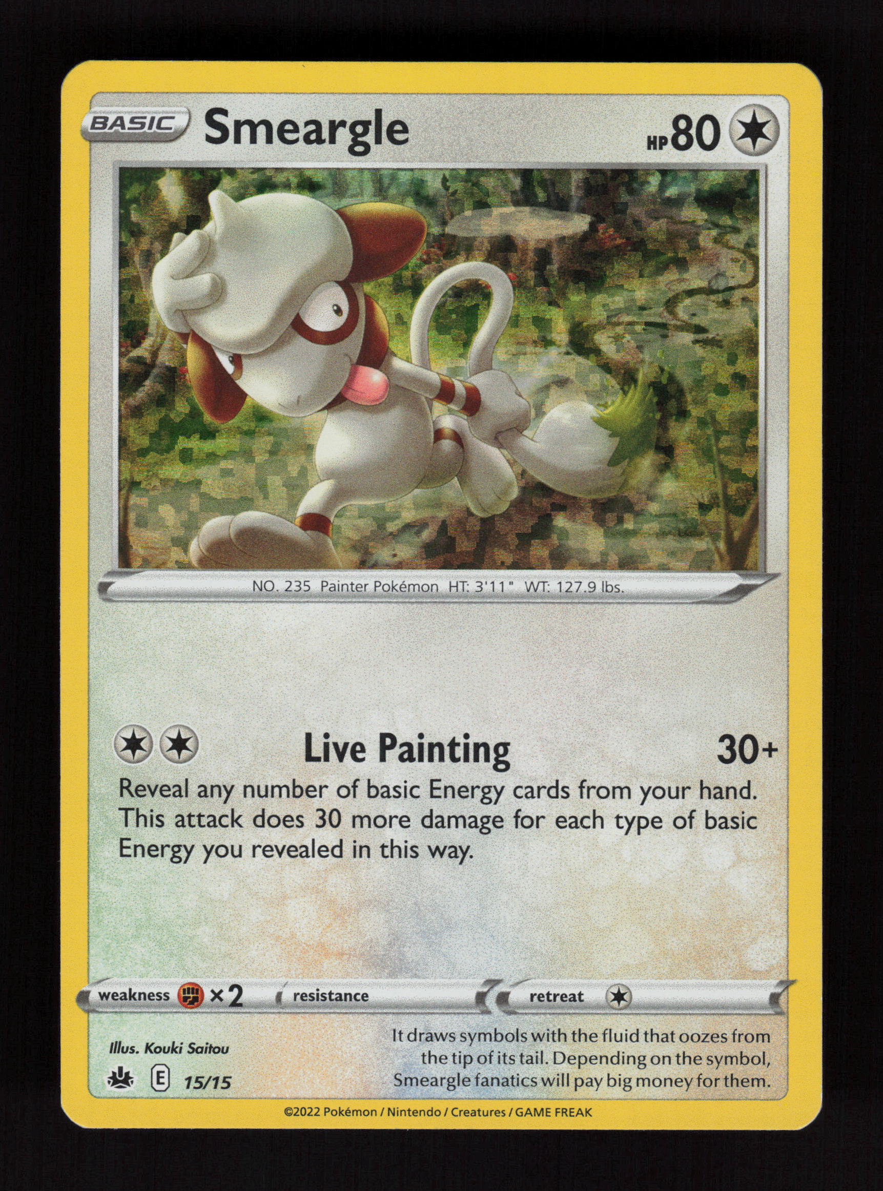 Smeargle 128/203 - Rare - SWSH07: Evolving Skies 