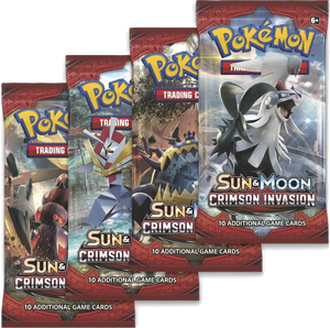 Pokémon S&M: Crimson Invasion Art set 4 Booster Pack