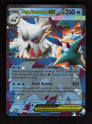 Mega Abomasnow ex 036/132 - Double Rare - ME01: Mega Evolution 