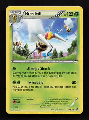 Beedrill 3/160 - Rare - XY - Primal Clash