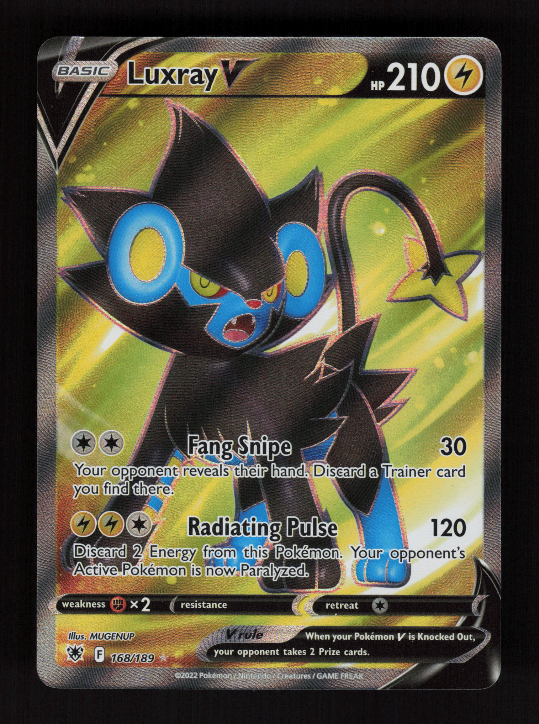 Luxray V 168/189 - Ultra Rare - SWSH10: Astral Radiance