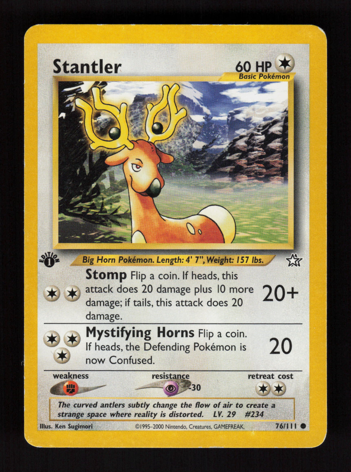 Stantler 076/111 - Common - Neo Genesis