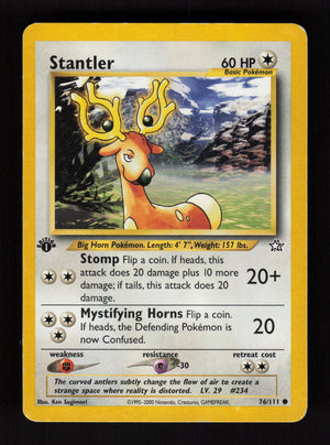 Stantler 076/111 - Common - Neo Genesis