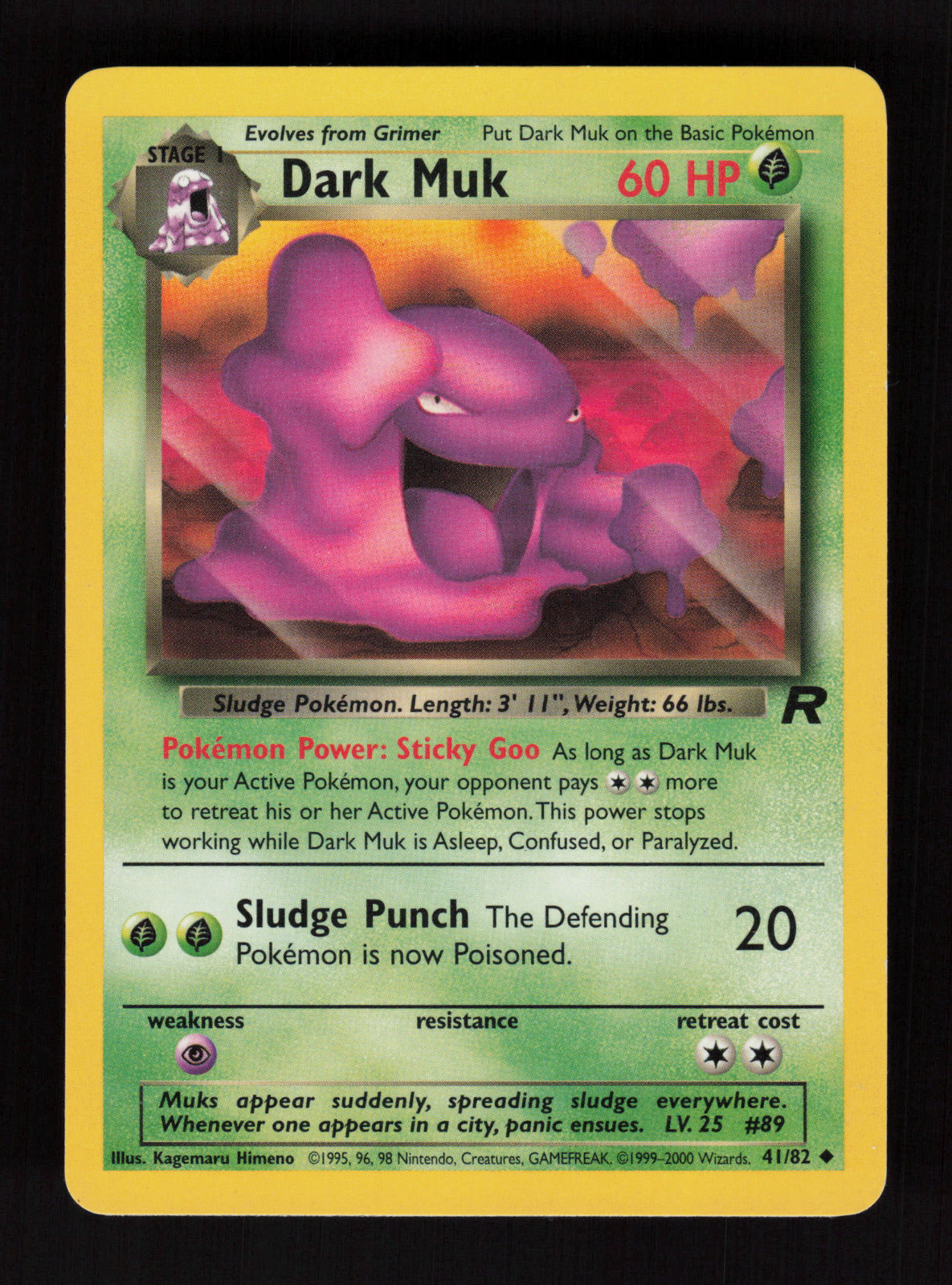 Dark Muk 41/82 - Uncommon - Team Rocket