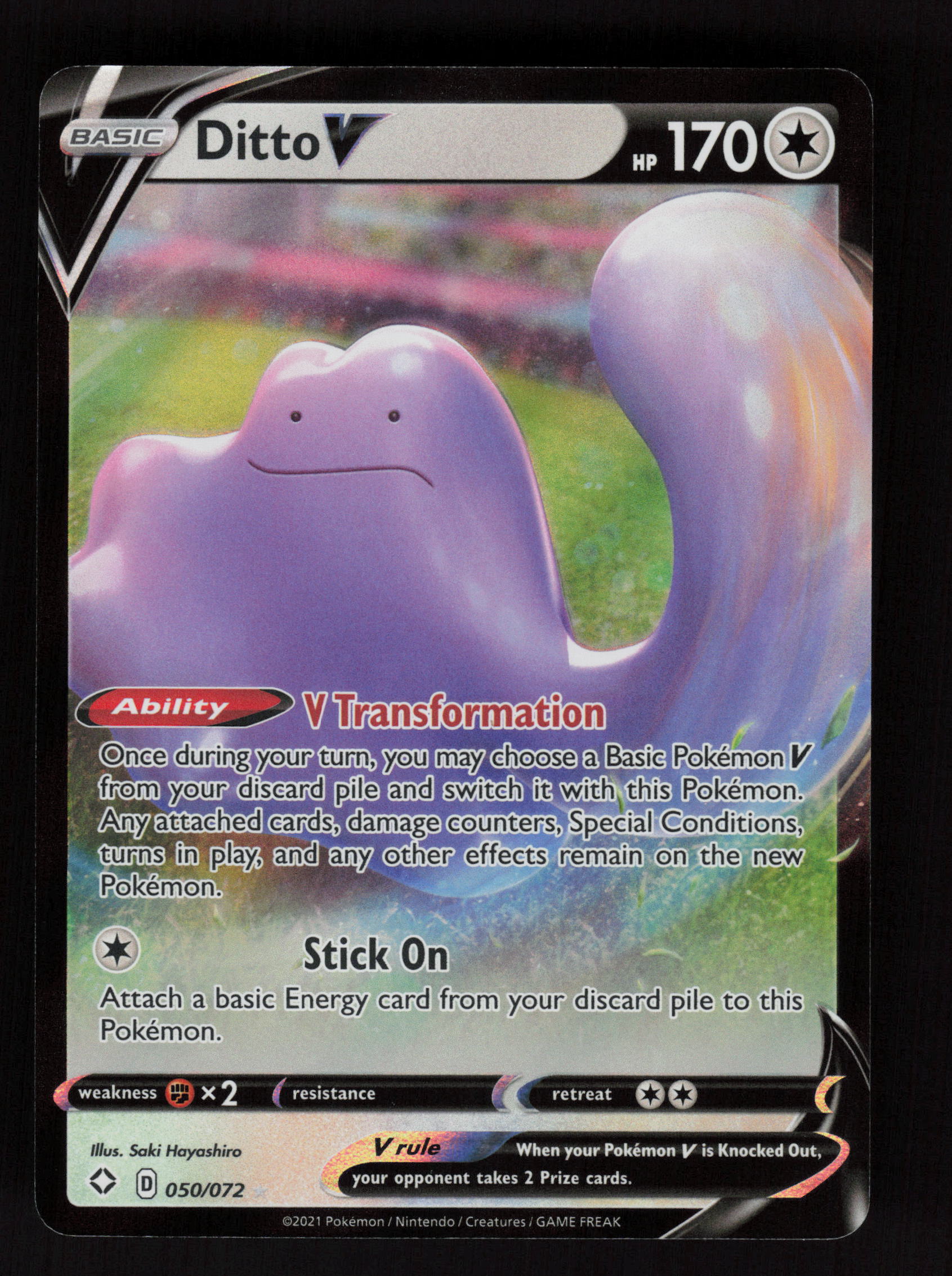 Ditto V 050/072 - Ultra Rare - Shining Fates 