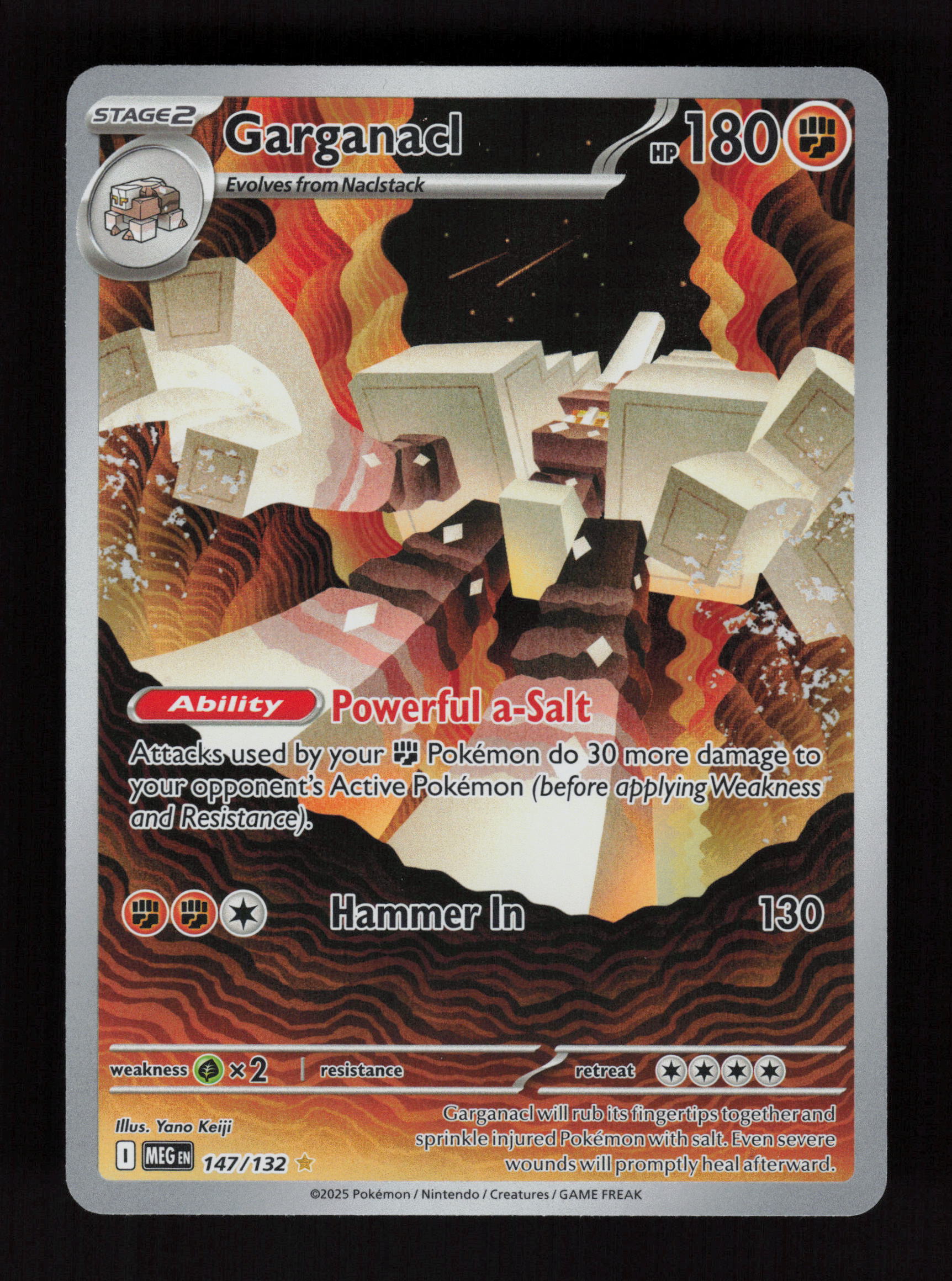 Garganacl 147/132 - Illustration Rare - ME01: Mega Evolution 