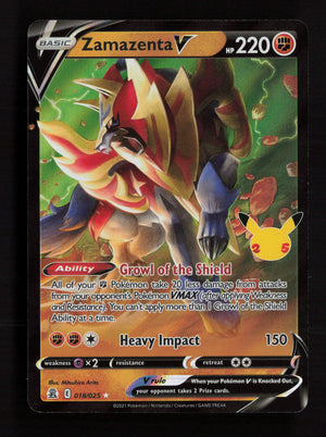 Zamazenta V 018/025 - Ultra Rare - Celebrations