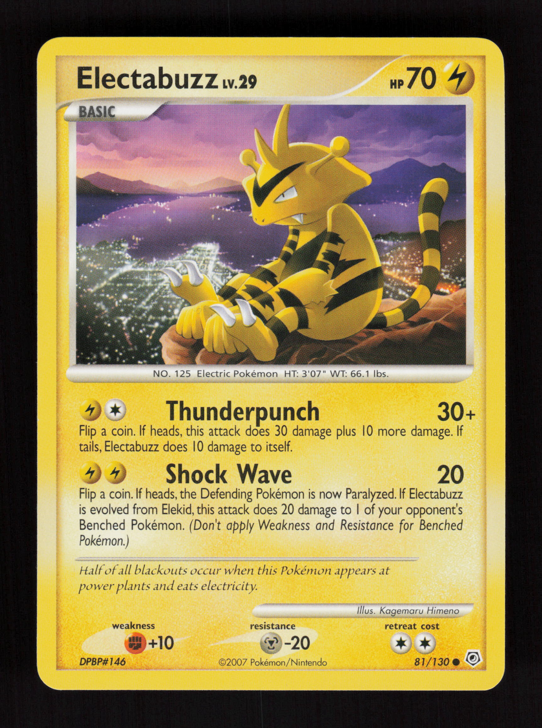 Electabuzz 81/130 - Common - Diamond and Pearl