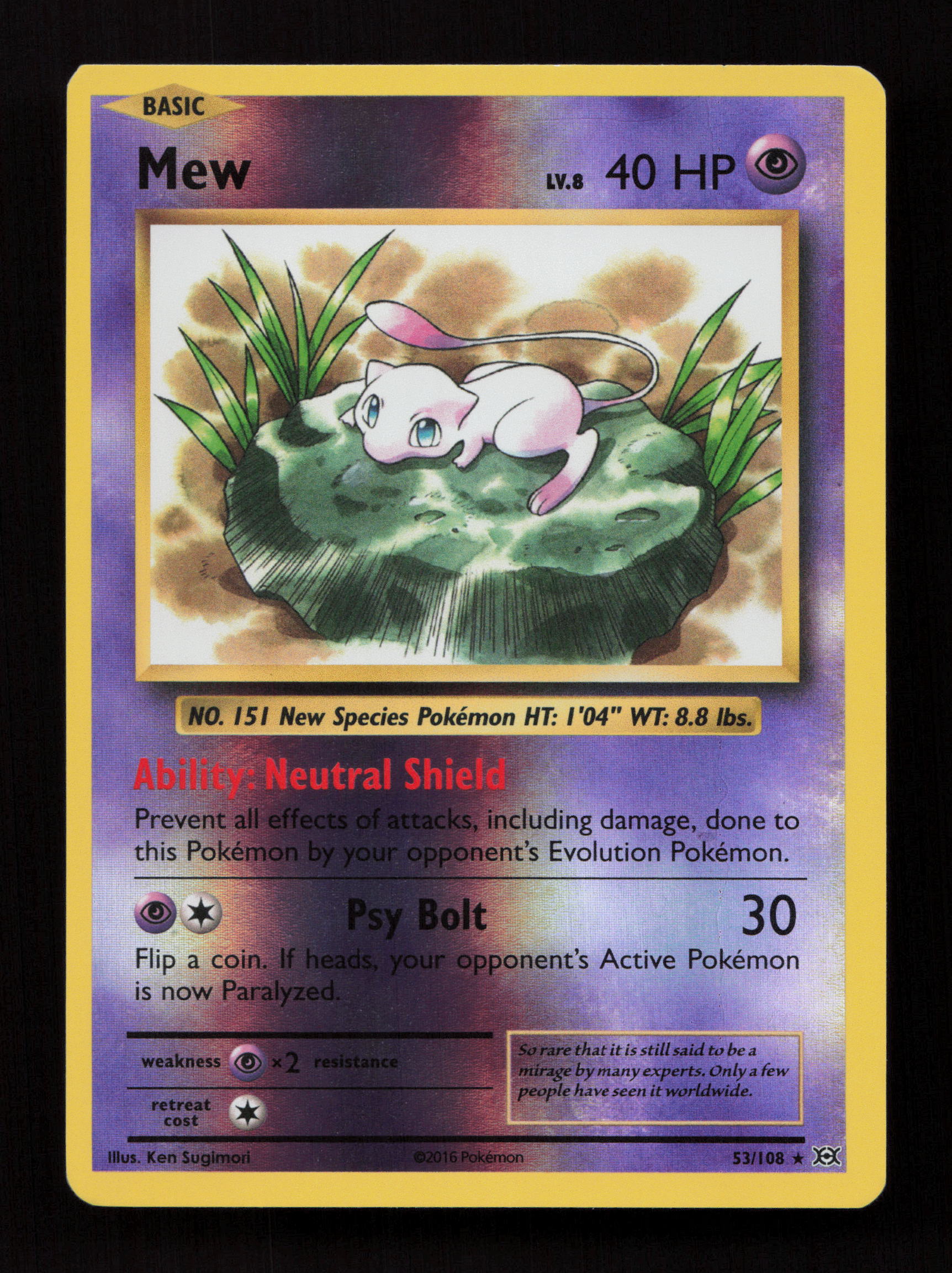 Mew - 53/108 (XY Evolutions) 053/108 - Rare - Deck Exclusives