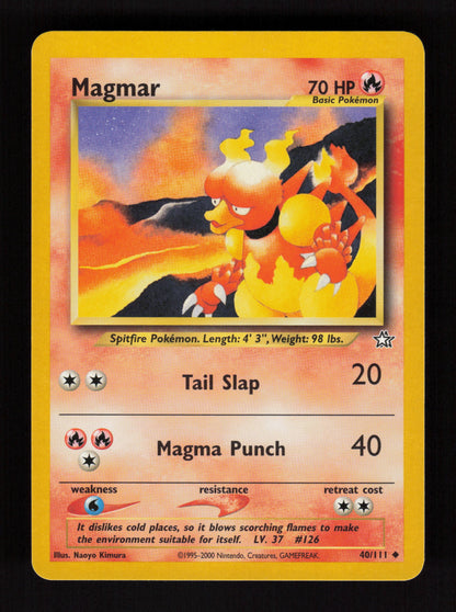 Magmar 040/111 - Uncommon - Neo Genesis