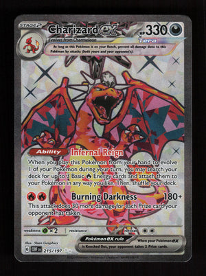 Charizard ex 215/197 - Ultra Rare - SV03: Obsidian Flames 