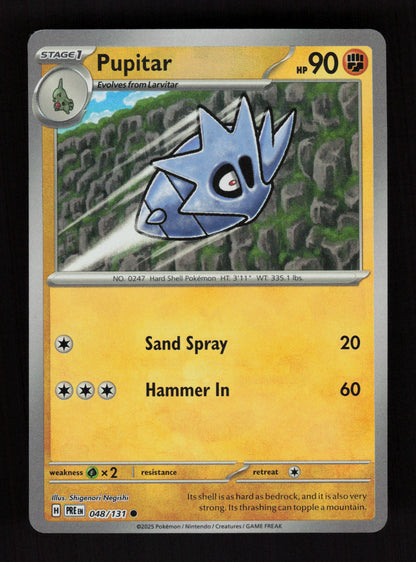 Pupitar (Master Ball Pattern) 048/131 - Common - Prismatic Evolutions