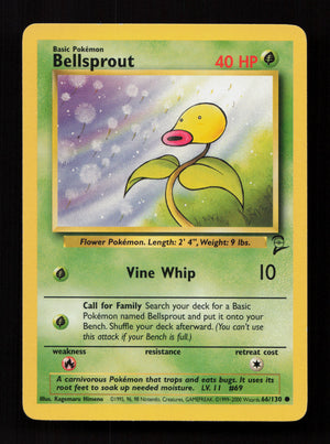 Bellsprout 066/130 - Common - Base Set 2