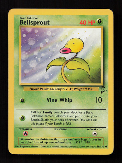 Bellsprout 066/130 - Common - Base Set 2