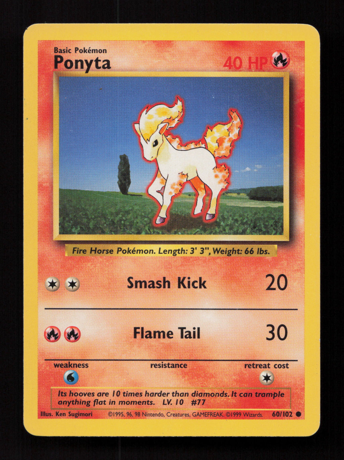Ponyta 060/102 - Common - Base Set
