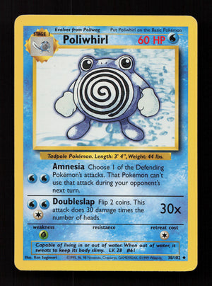 Poliwhirl 057/130 - Uncommon - Base Set 