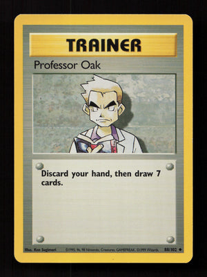 Professor Oak 116/130 - Uncommon - Base Set 
