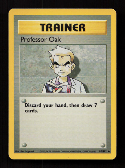 Professor Oak 116/130 - Uncommon - Base Set 