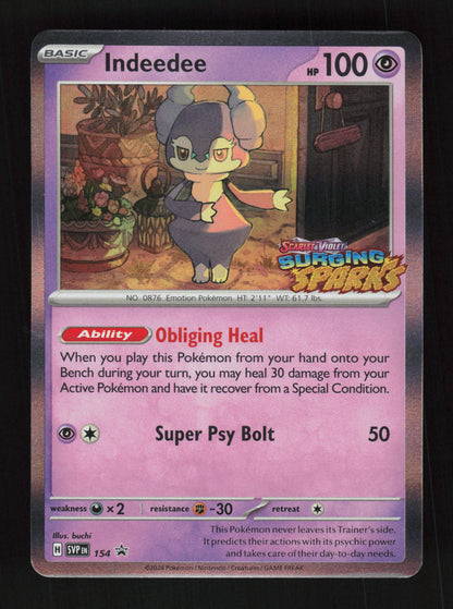 Indeedee -  (Staff) 154 - Promo - SV: Scarlet & Violet Promo Cards 