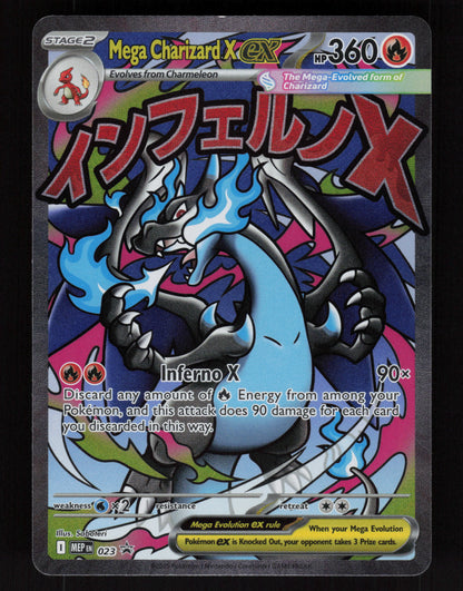 Mega Charizard X ex - 023 - Promo -Mega Evolution Promo