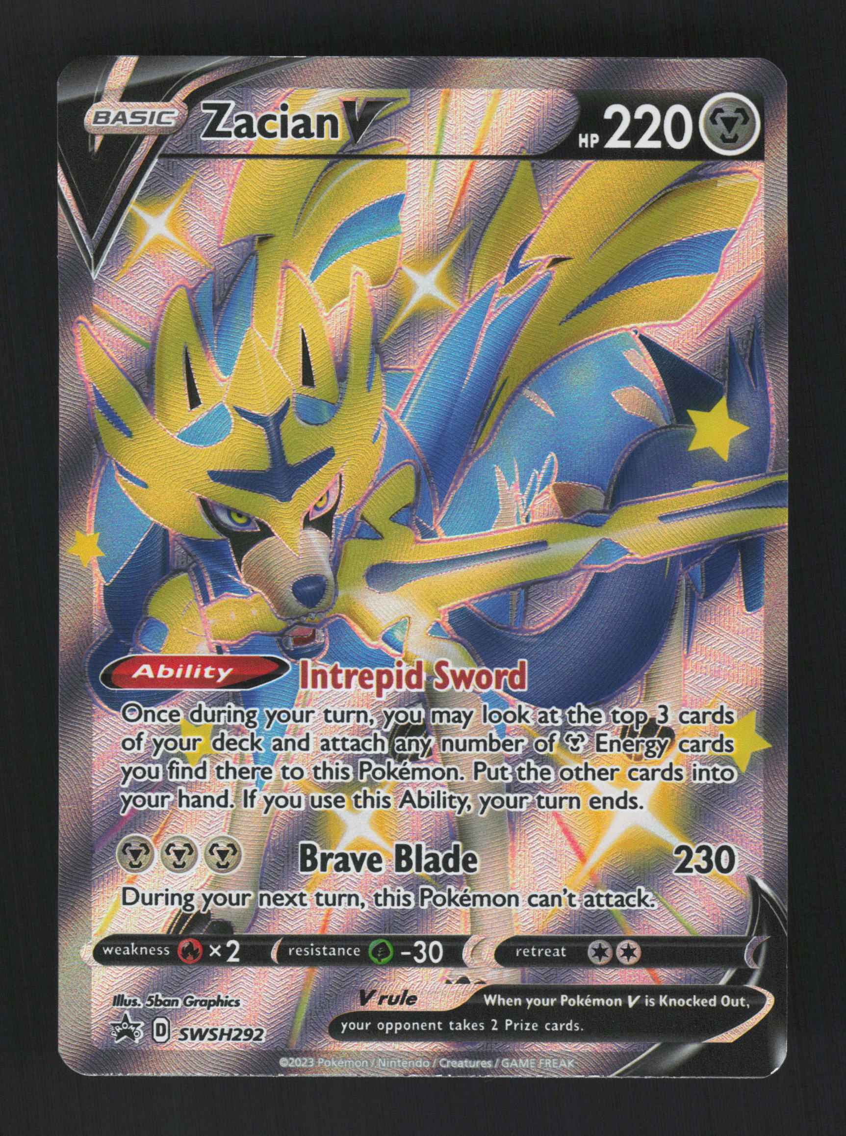 Zacian V SWSH292 - Promo 