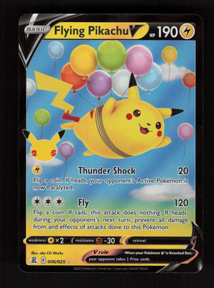 Flying Pikachu V 006/025 - Ultra Rare - Celebrations 