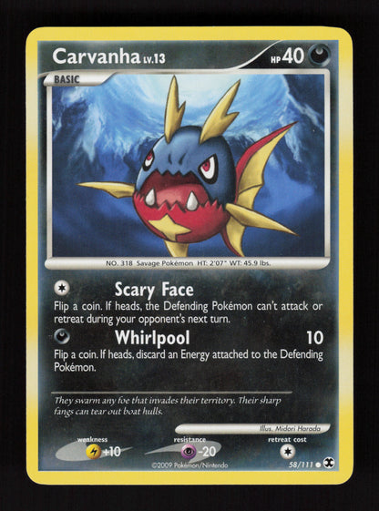 Carvanha 58/111 - Common - Rising Rivals 